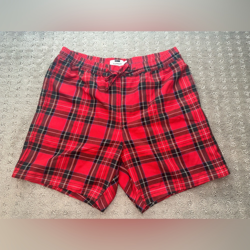 Topman elastic and zip shorts